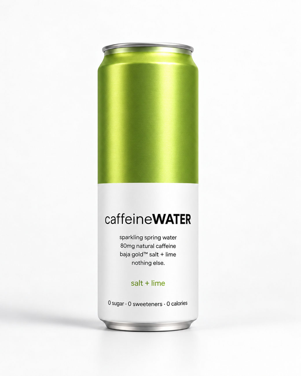 caffeineWATER salt + lime 330ml can